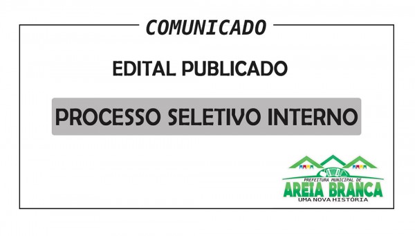 Edital do Processo Seletivo Interno para professor Substituto 01/2019