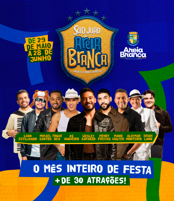 Areia Branca se prepara para abrir os festejos juninos em Sergipe