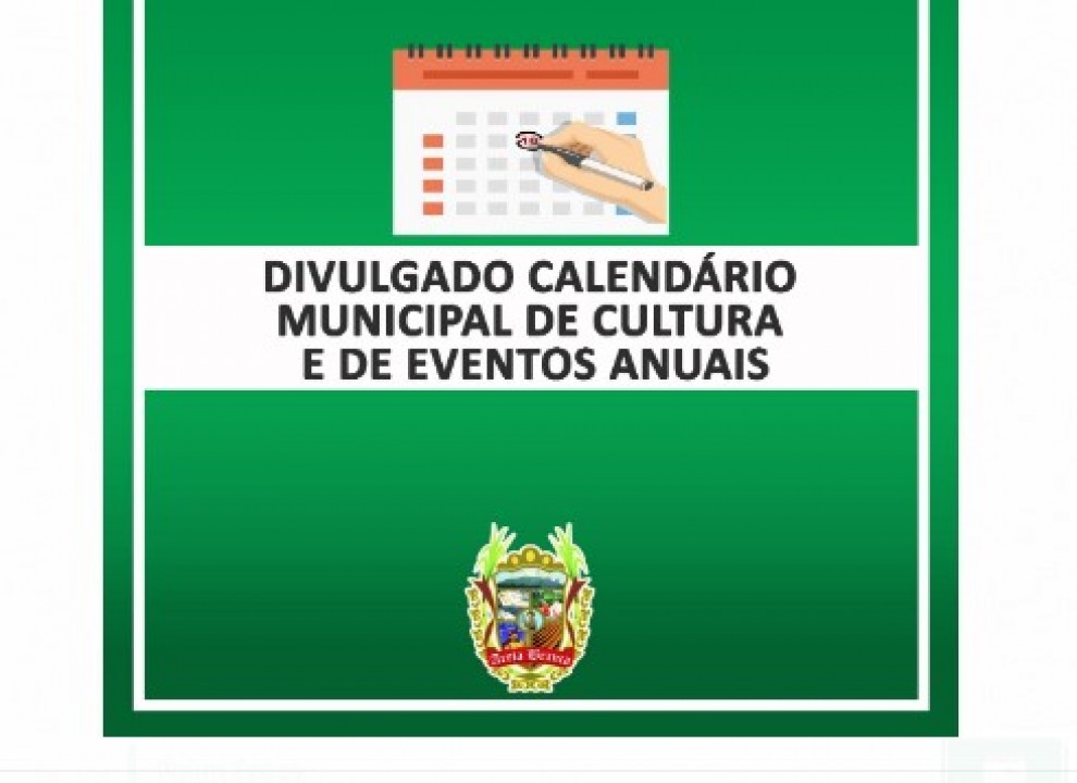 Prefeitura divulga calendário de eventos do município