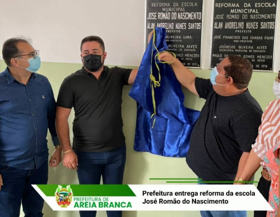 Prefeitura entrega reforma da escola José Romão do Nascimento