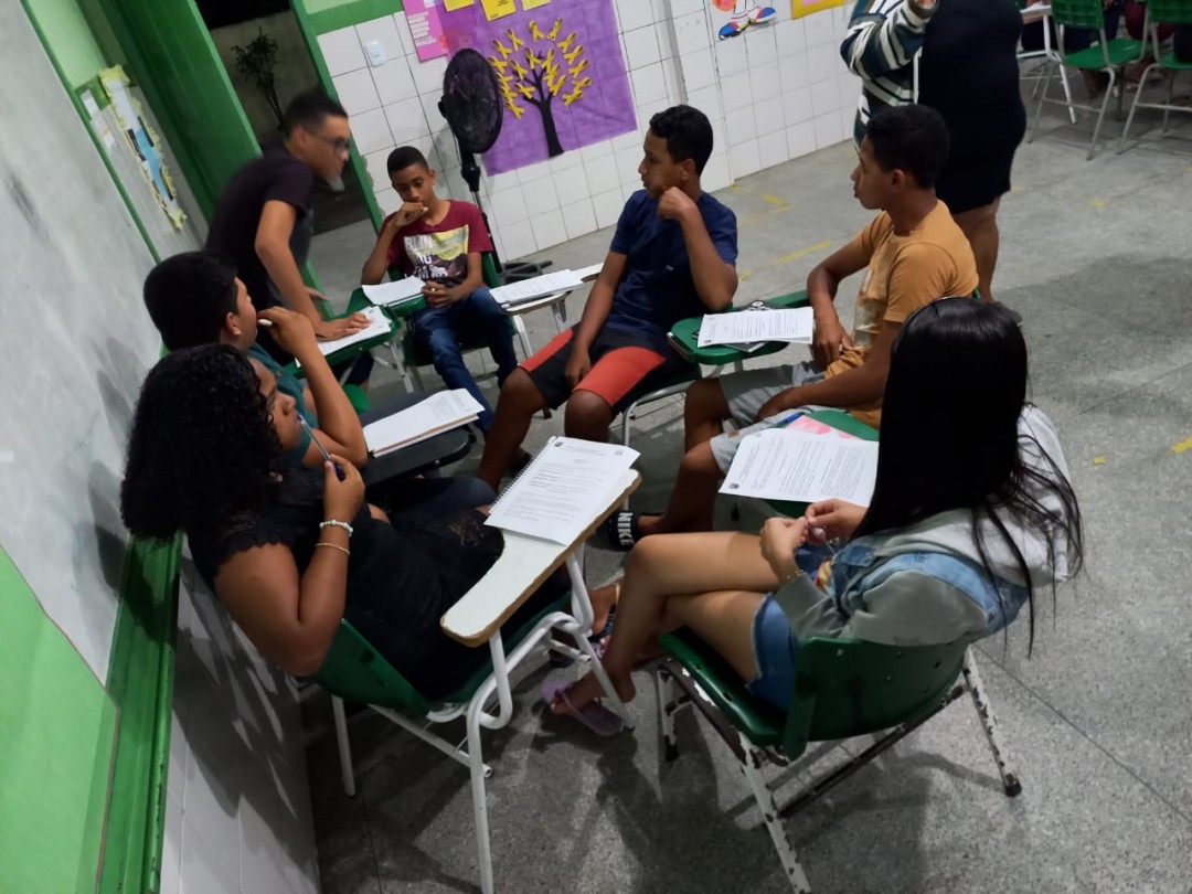 Programa Brasil na Escola: EM Célia Franco no Povoado Pedrinhas, está ofertando diversas oficinas para os estudantes